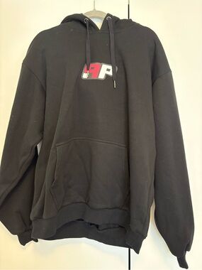 9P Black Pullover Hoodie New